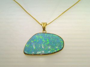 How to clean fire damage opal necklace