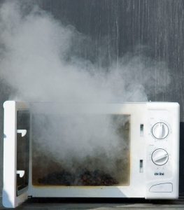Not being careful when using the microwave can cause significant damage and even fires to the machine.